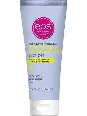 eos 24H Moisture Travel Body Lotion- Vanilla Cashmere, 2.5 fl oz